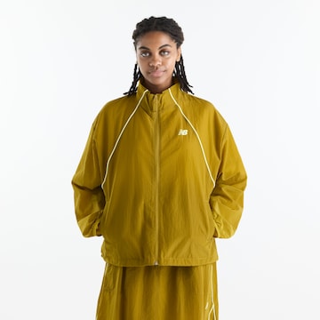 new balance Athletic Jacket 'Sport Legacy Jacket' in Yellow: front