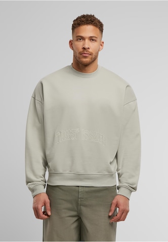 Sweat-shirt ' Trust Issues' DEF en gris : devant