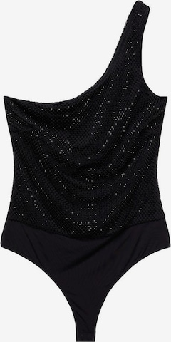 Shirtbody 'Xtasha' MANGO en noir : devant