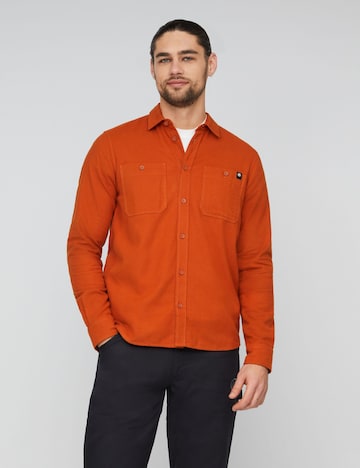 MAMMUT Regular Fit Hemd  ‘Alvra' in Braun: Vorderseite
