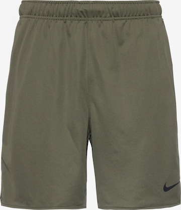 NIKE Athletic Pants 'Totality' in Green: front