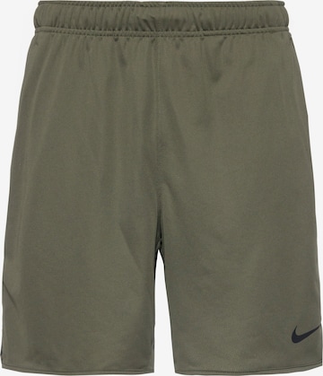 NIKE Workout Pants 'Totality' in Green: front