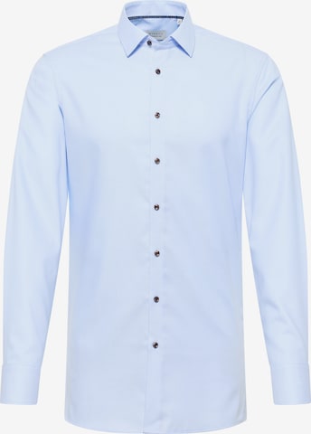 ETERNA Zakelijk overhemd in Blauw: voorkant
