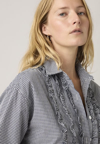LEVI'S ® Bluse 'Harlie' in L in navy / weiß, Produktansicht
