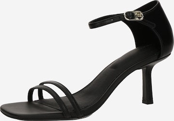 TOMMY HILFIGER Remmisandaalit värissä musta: etupuoli