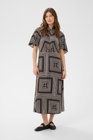 SOAKED IN LUXURY Kleid 'SLBecca Miria' in Braun: Vorderseite