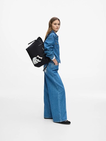 Shopper 'Ikon Choupette' di Karl Lagerfeld in nero