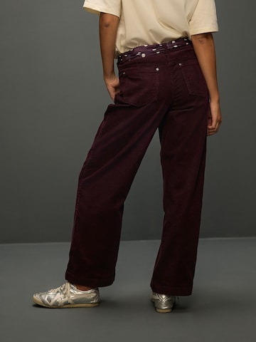 Next Wide leg Broek in Rood