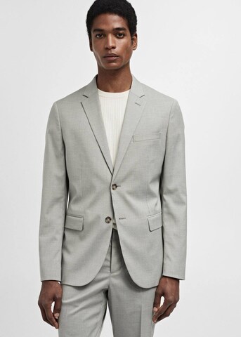 MANGO MAN Regular fit Suit Jacket 'Paris' in Grey: front