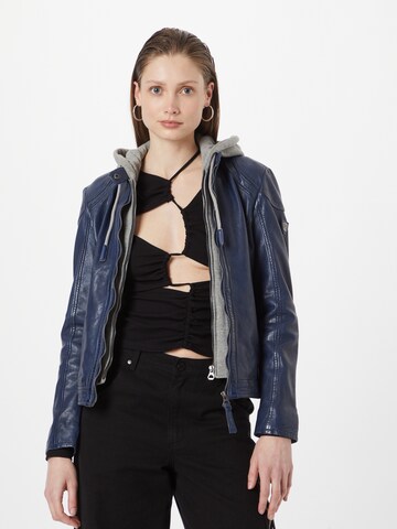 Gipsy Between-Season Jacket 'Anni' in Blue: front