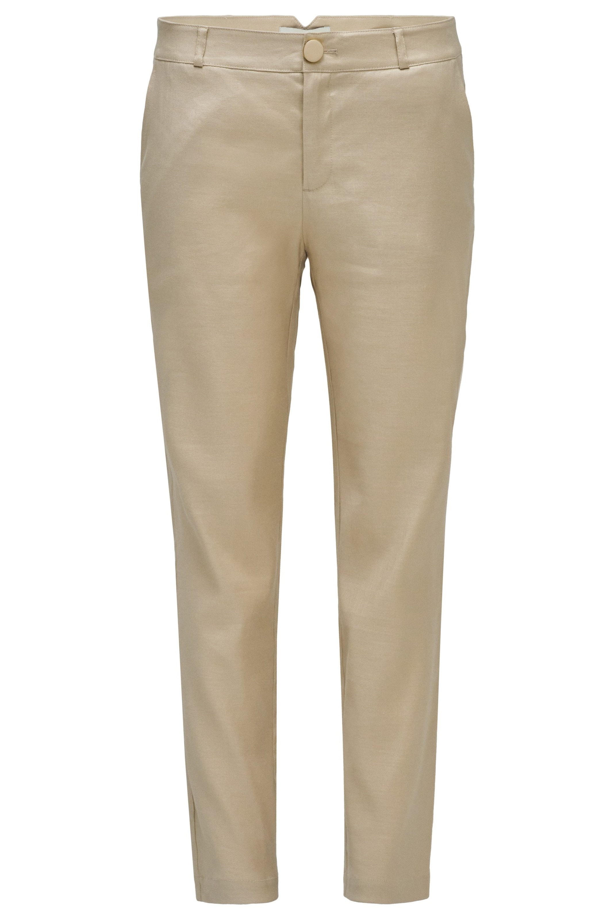 Salsa Jeans Slimfit Chino in Wit: voorkant