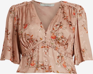 Bluză 'TIAN' de la AllSaints pe maro: față