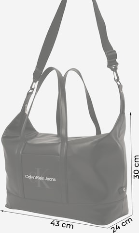 Calvin Klein Jeans Cestovní taška – černá