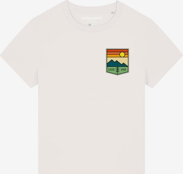 Watapparel Shirt 'Good Vibe' in White: front