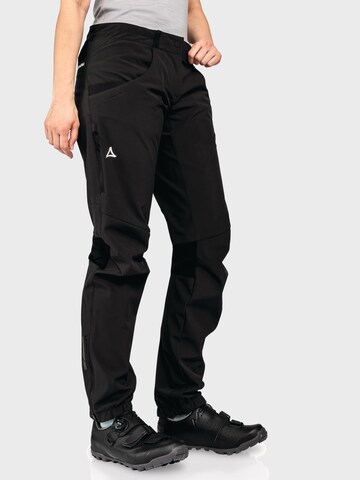 Schöffel Regular Outdoor trousers 'Zumaia' in Black