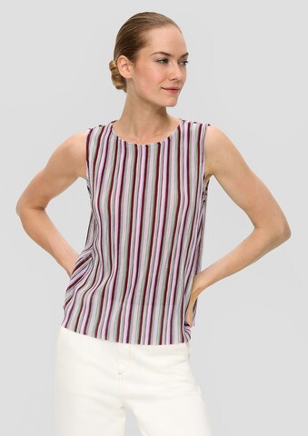 s.Oliver BLACK LABEL Top in Purple