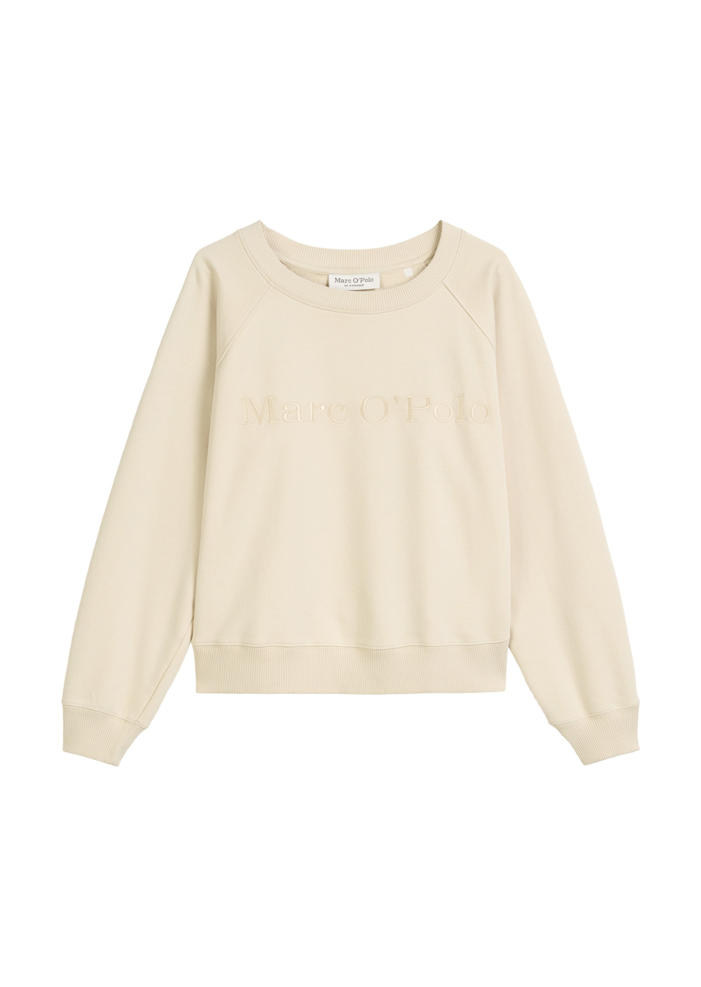 Marc O'Polo Sweatshirt in Beige: Vorderseite
