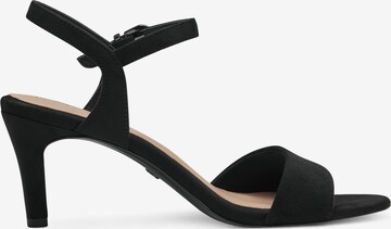 TAMARIS Strap sandal in Black