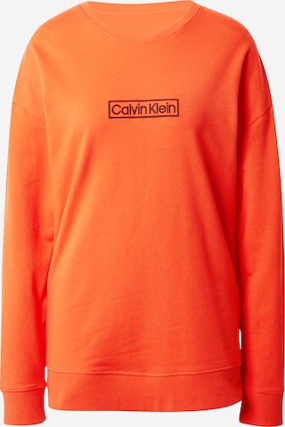 Calvin Klein Underwear Суичър в оранжево: отпред