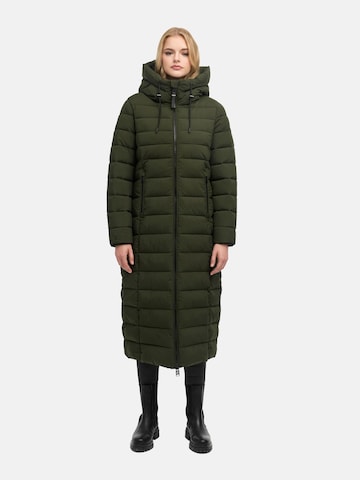 Cappotto invernale 'Vanillawolke 14' di NAVAHOO in verde: frontale