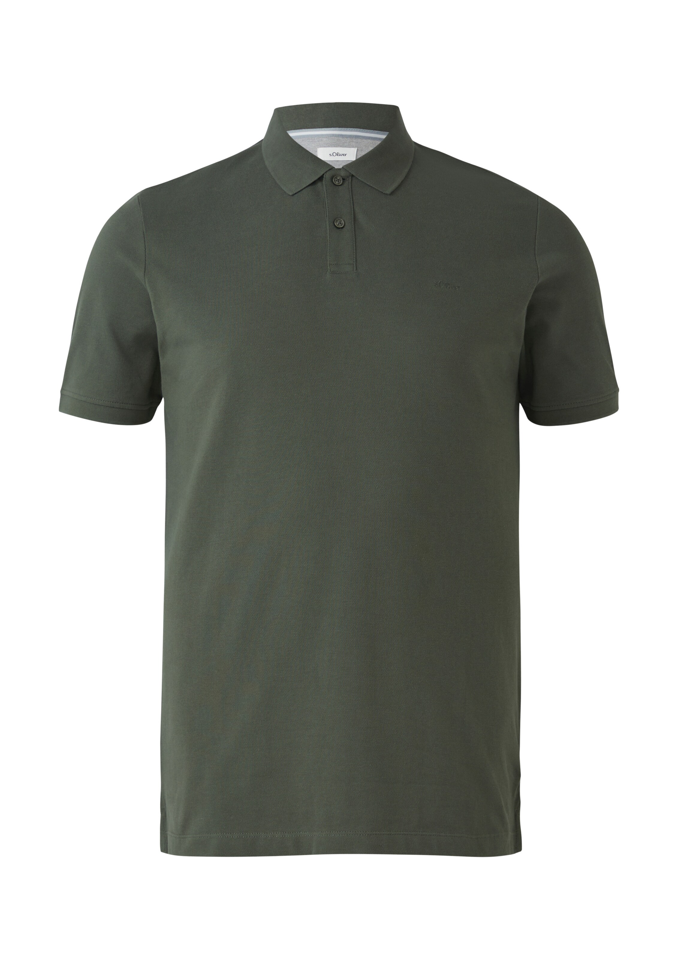 s.Oliver Men Tall Sizes Shirt in Green: front