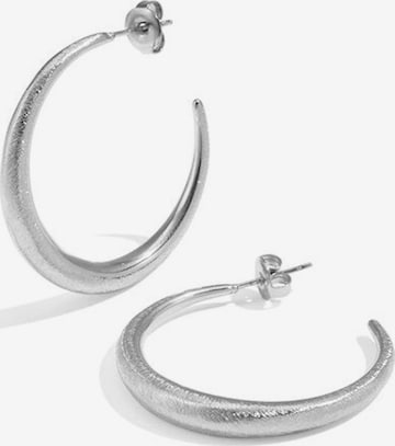 Cala Rose Earrings 'HARPER' in Silver: front