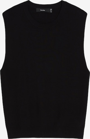 Bershka Slipover in Black: front