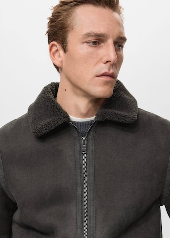MANGO MAN Winter Jacket 'Idris' in Grey