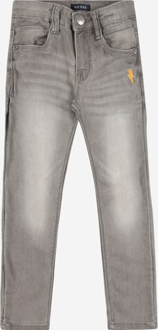BLUE SEVEN רגיל ג'ינס באפור: מלפנים