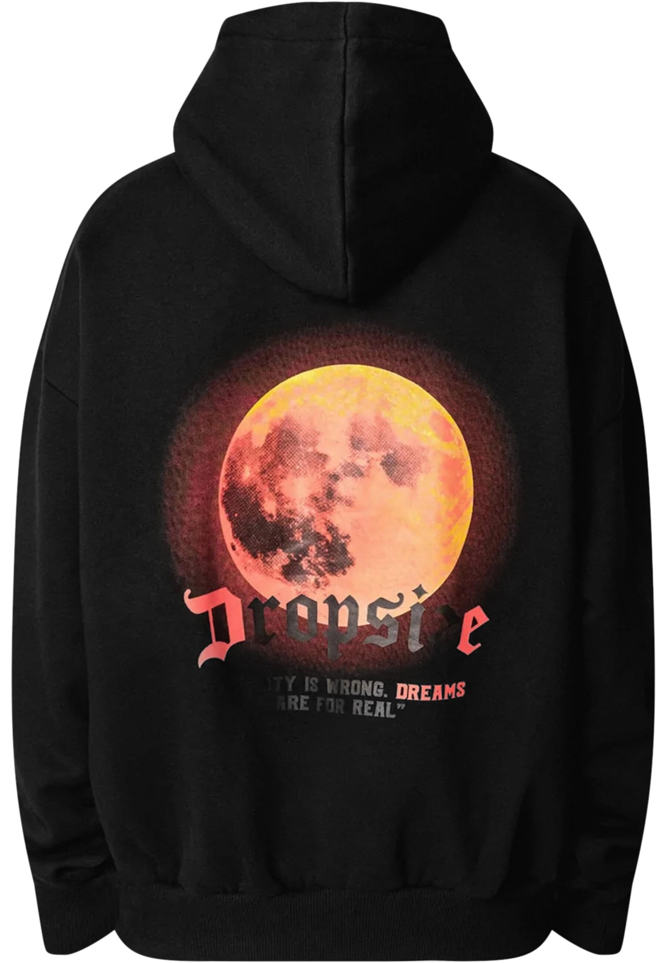 Dropsize Sweatshirt 'Moon V2' in Black