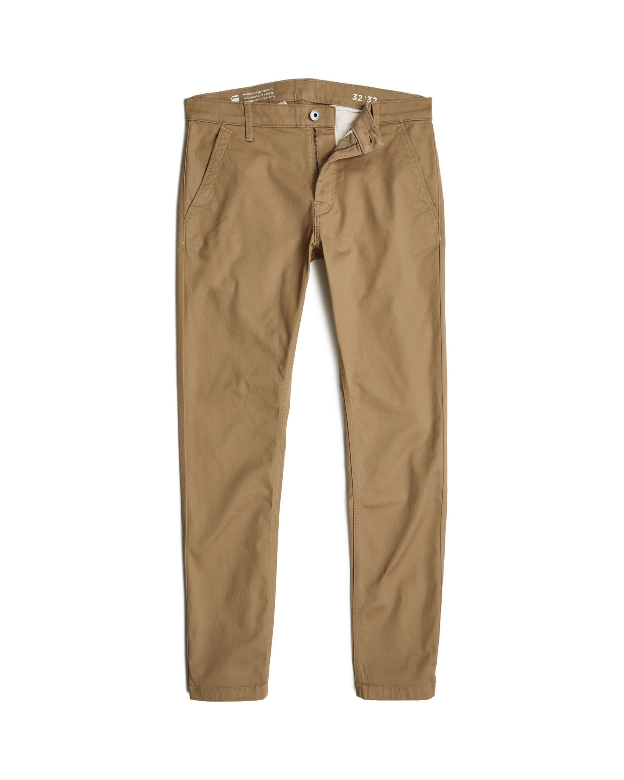 G-STAR Skinny Chino in Beige: voorkant