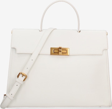 Borsa a mano di Gave Lux in bianco: frontale