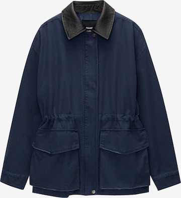 Pull&Bear Between-Season Jacket in Blue: front