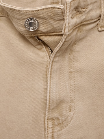 MANGO Flared Jeans 'SIENNA' in Beige