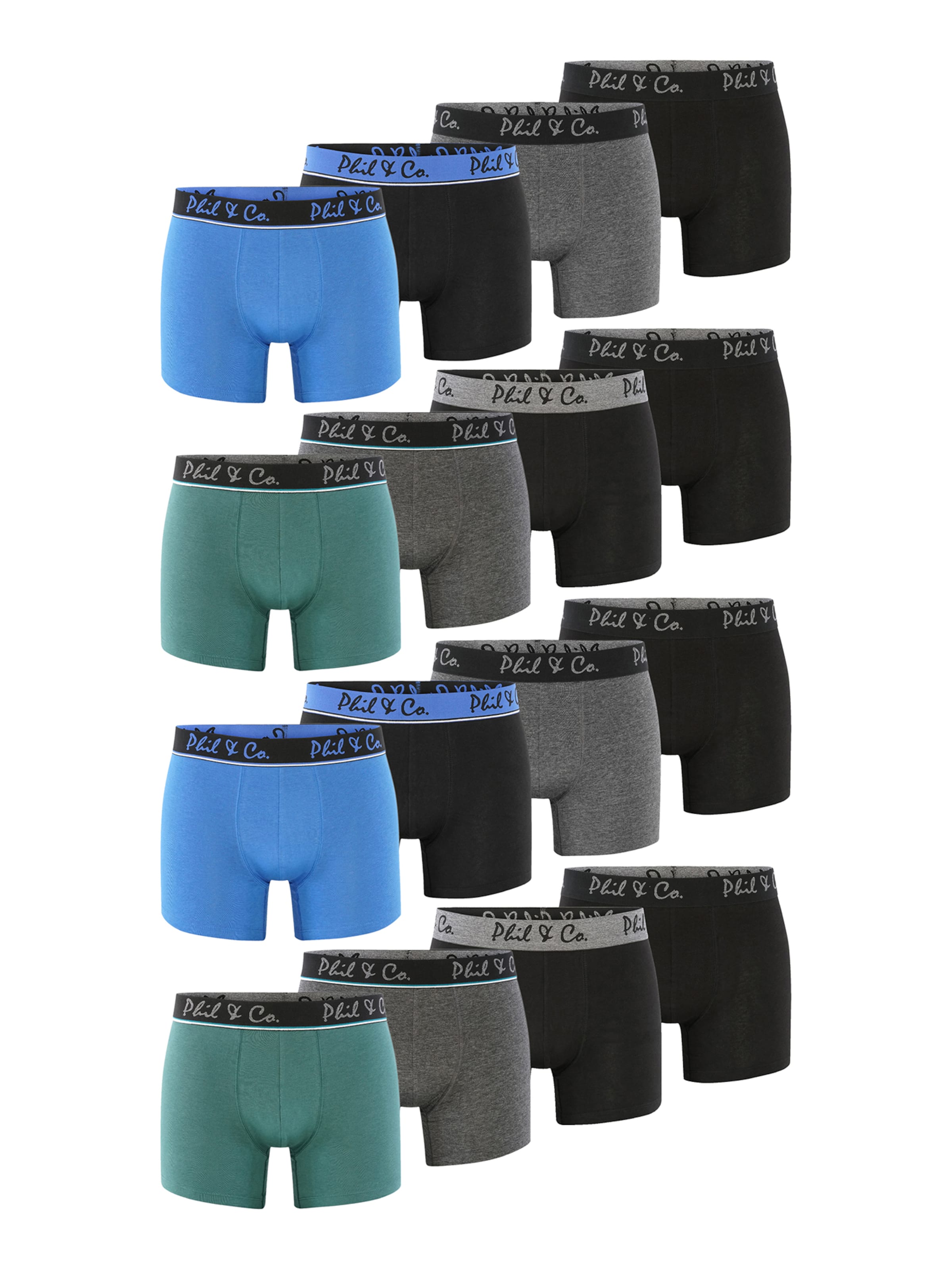 Phil & Co. Berlin Boxer shorts in Mixed colours: front