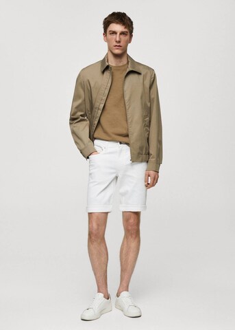 MANGO MAN Regular Shorts 'Nepto' in Weiß