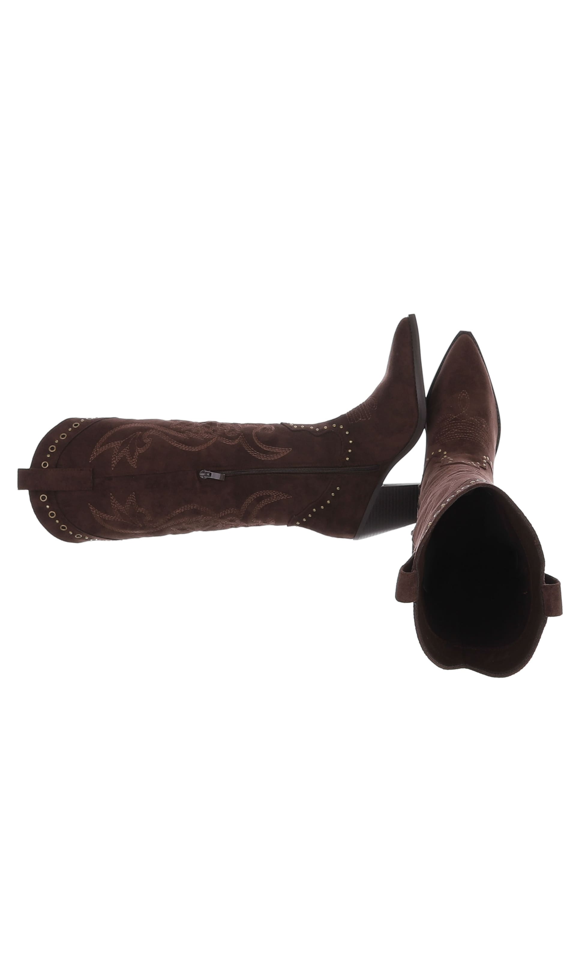 Ital-Design Cowboystiefel in Braun