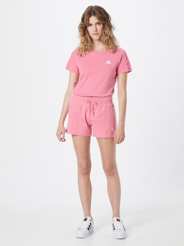 ADIDAS SPORTSWEAR Λειτουργικό μπλουζάκι σε ροζ