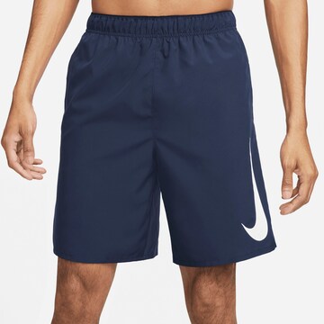 NIKE Regular Workout Pants in Blue