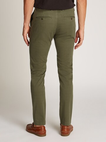 TOMMY HILFIGER Slimfit Chino '1985 BLEECKER' in Groen: terug