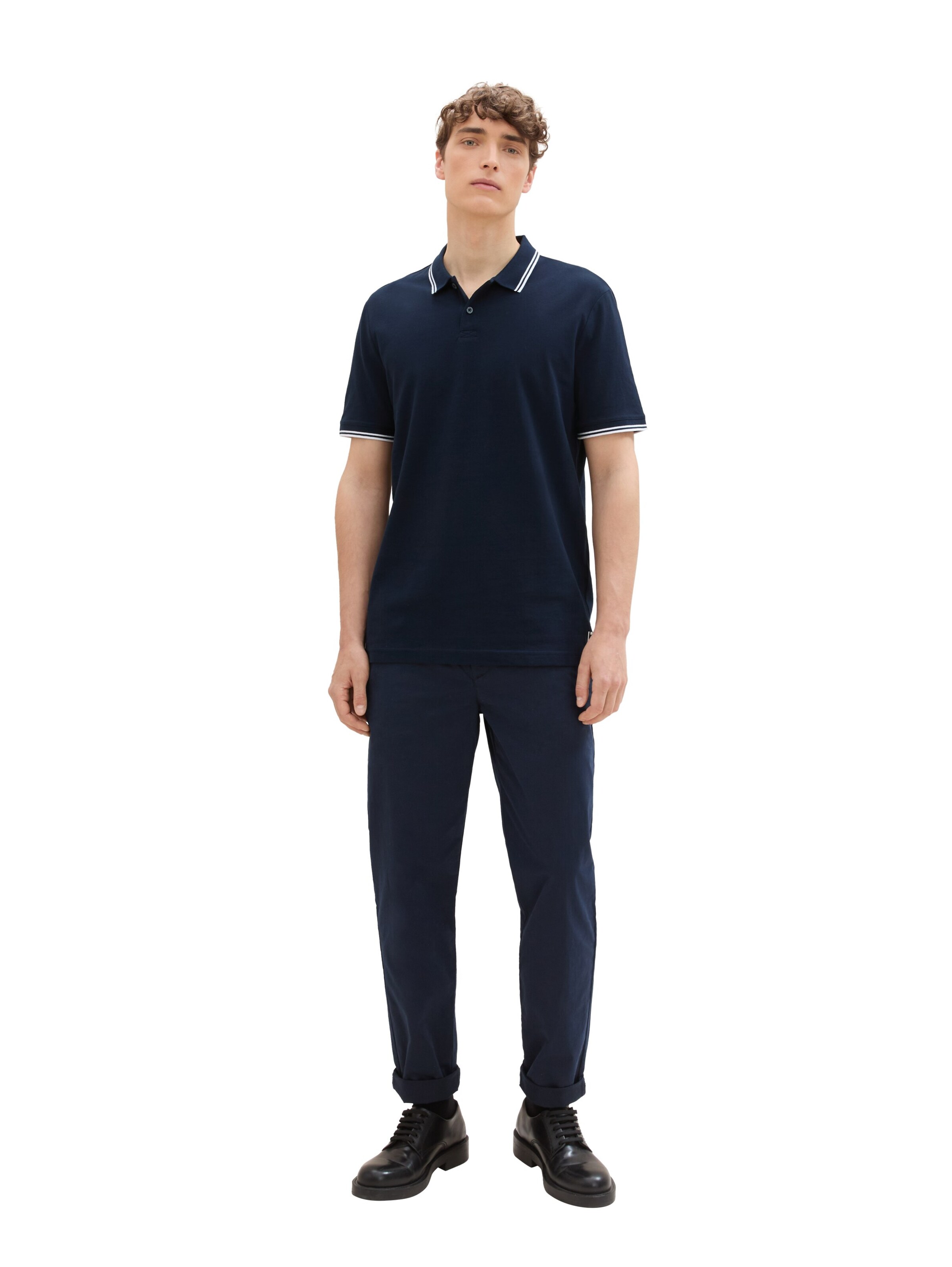 TOM TAILOR DENIM Regular Chino Pants in Blue
