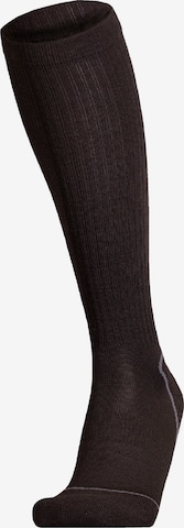 UphillSport Athletic Socks 'AAREA' in Black: front