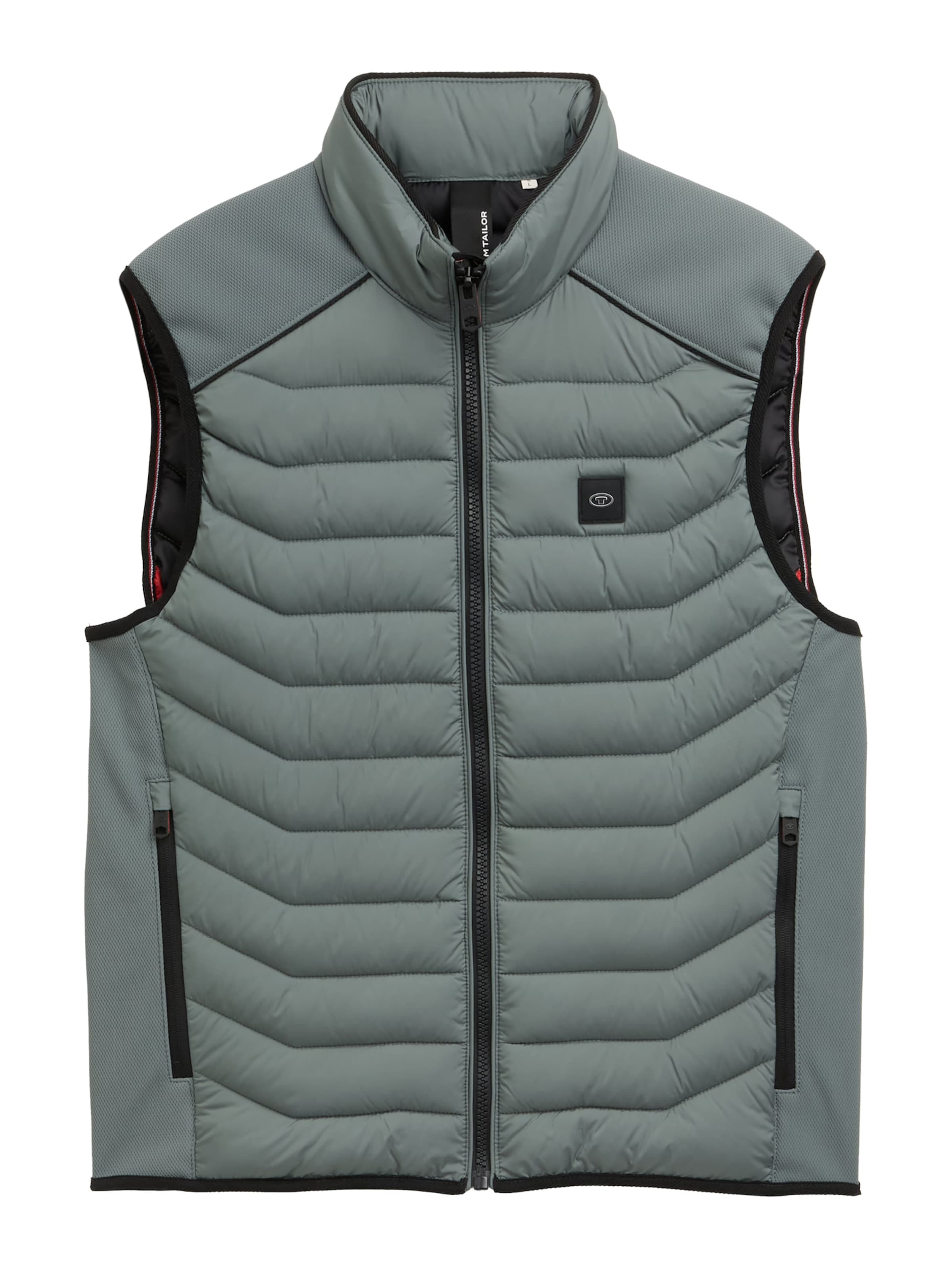 TOM TAILOR Γιλέκο σε πράσινο: μπροστά