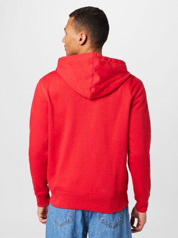 GAP Sweat jacket 'HERITAGE' in Red