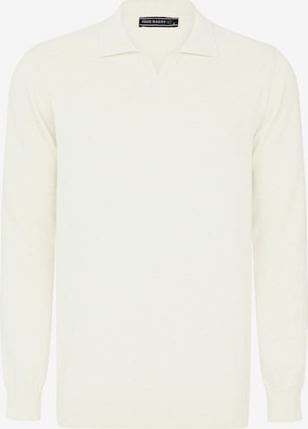 Pull-over Felix Hardy en blanc : devant