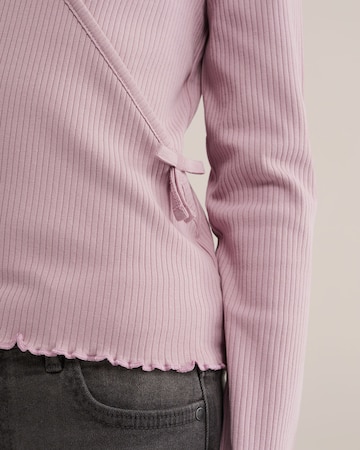 WE Fashion Футболка в Лиловый