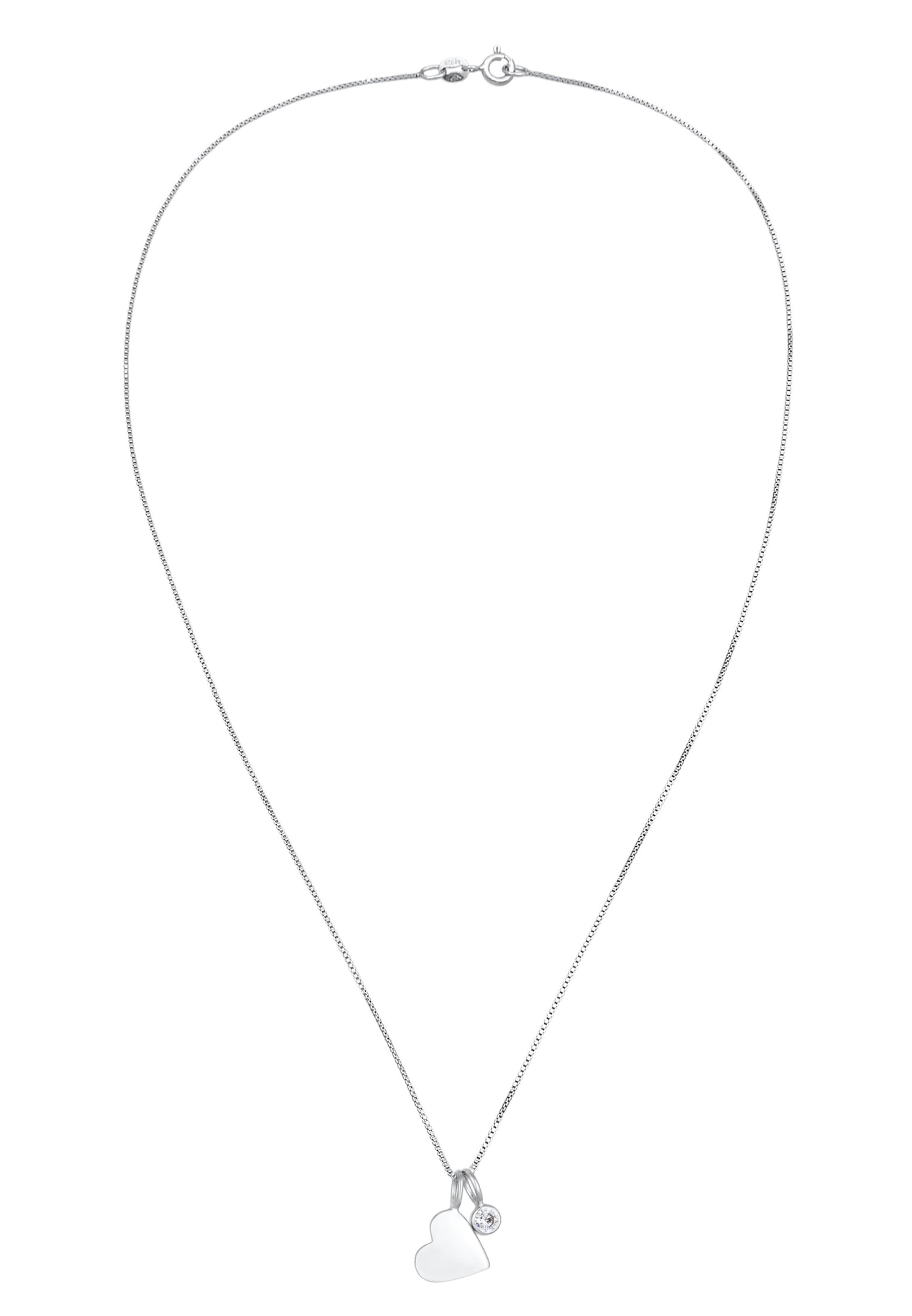 ELLI Ketting in Zilver: voorkant