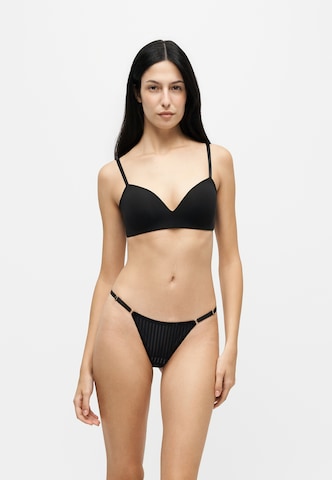 Calvin Klein Underwear Trikotni nedrčki Nedrček | črna barva