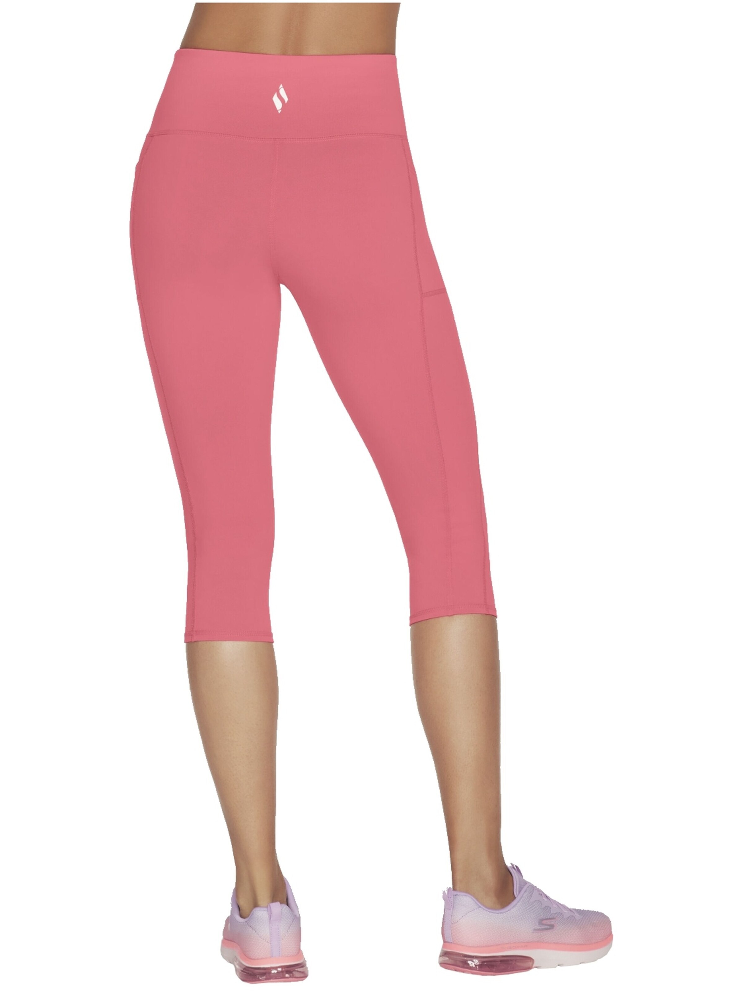 SKECHERS Skinny Sportbroek in Roze