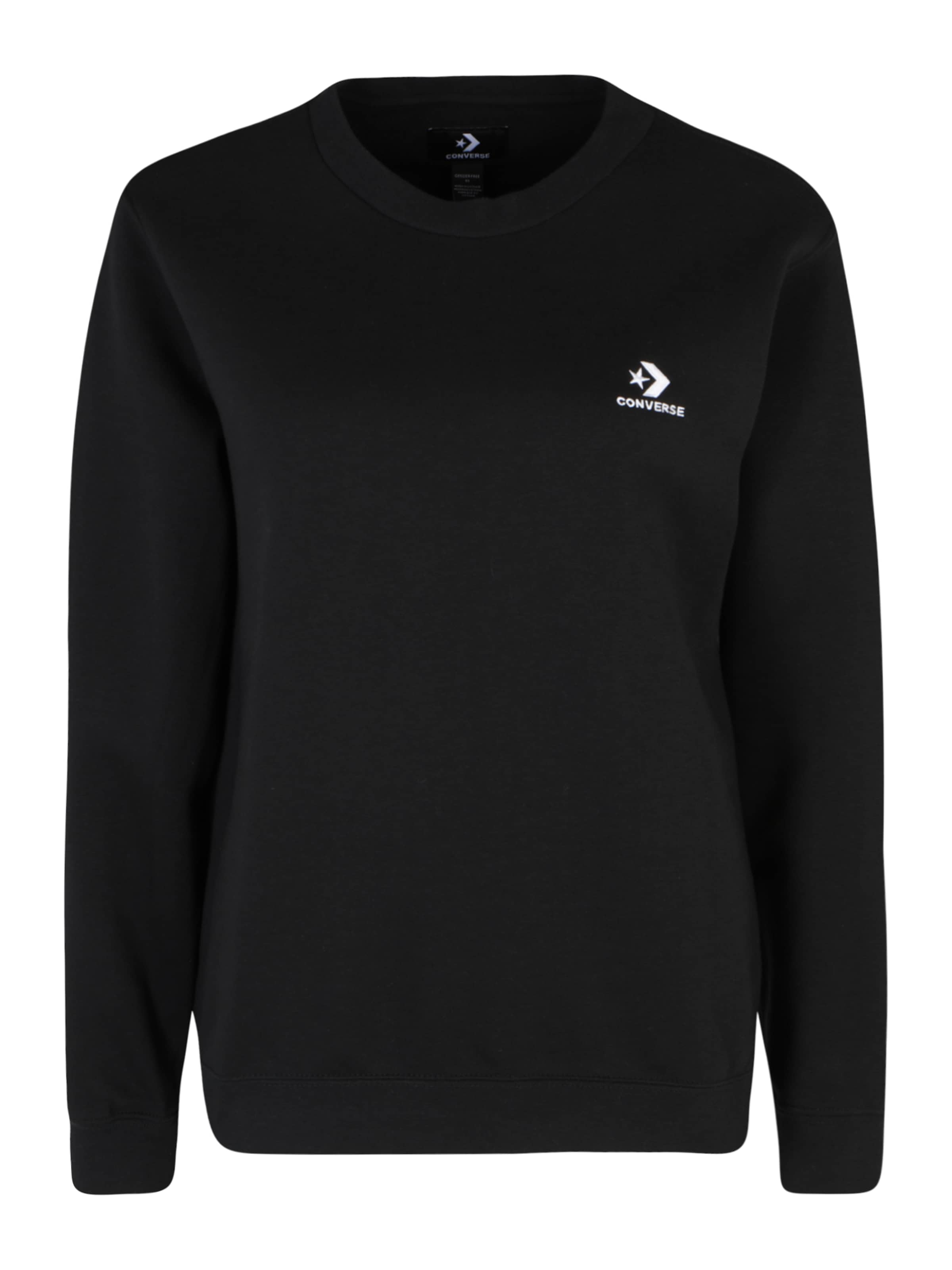 CONVERSE Sweatshirt i svart: framsida